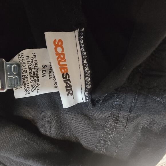 Lot of scrub bottoms for women 2 Blue XXS, 1 black S, 1 Gray xs - Picture 4 of 12